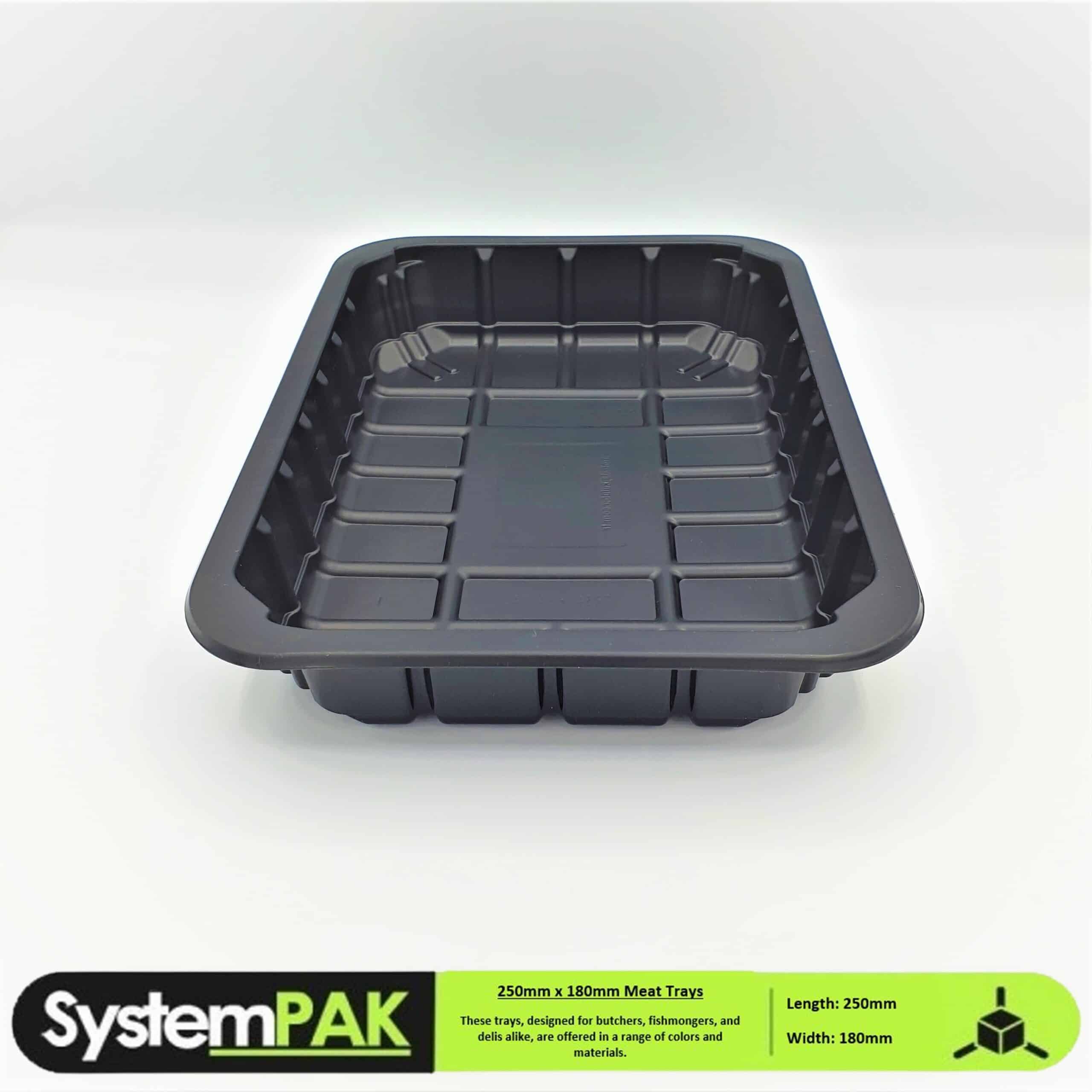 260mm x 160mm (1/4 Gastro ) Clear Rectangular Top Seal Meat Trays