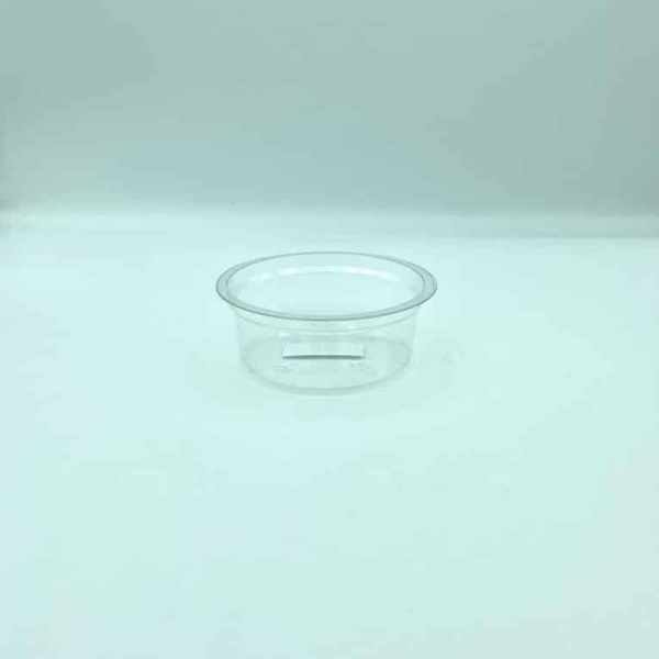 170ml Round 95mm Diameter Clear R-Pet Containers