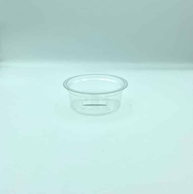 170ml Round 95mm Diameter Clear R-Pet Containers