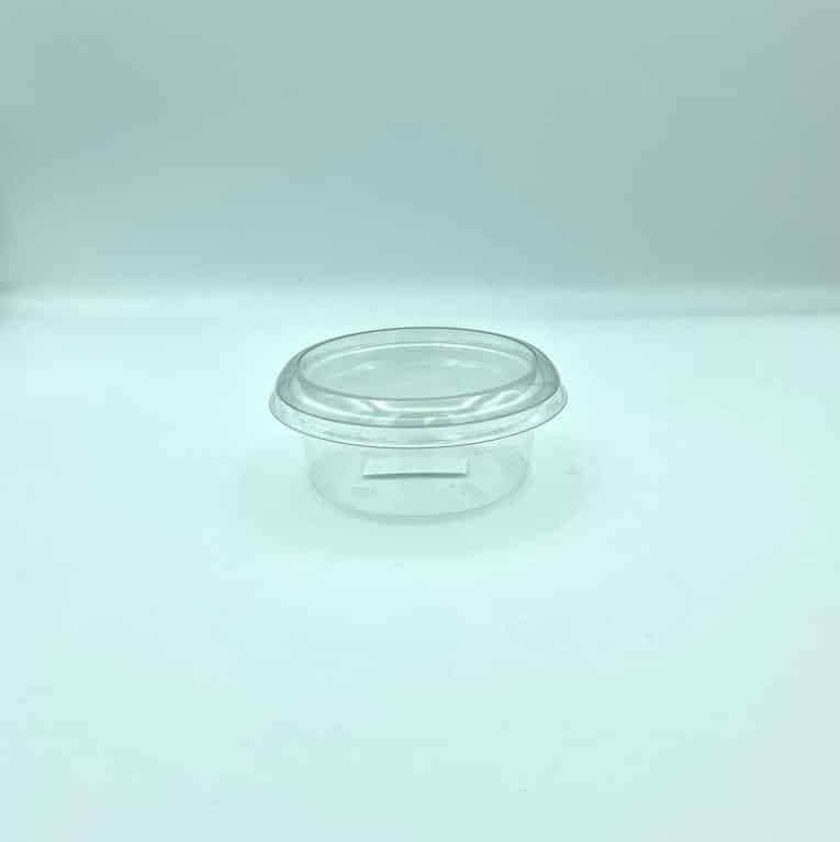 170ml Round 95mm Diameter Clear R-Pet Containers