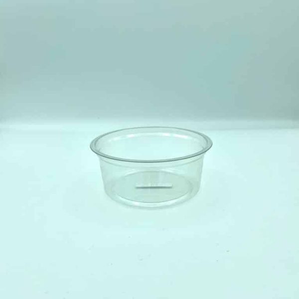280ml Round 95mm Diameter Clear R-Pet Containers