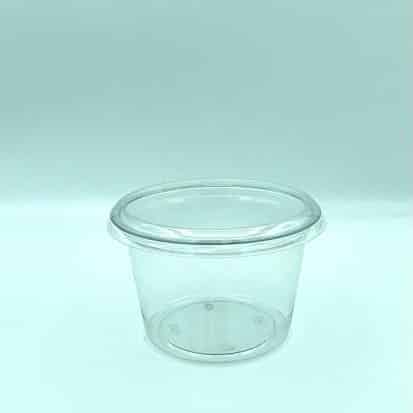 510ml Round 115mm Diameter Clear R-Pet Containers