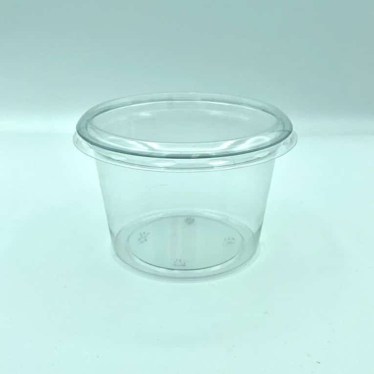 510ml Round 115mm Diameter Clear R-Pet Containers