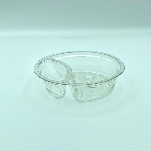 278ml Round 2 Cavity Clear R-Pet Containers