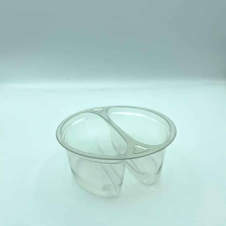278ml Round 2 Cavity Clear R-Pet Containers