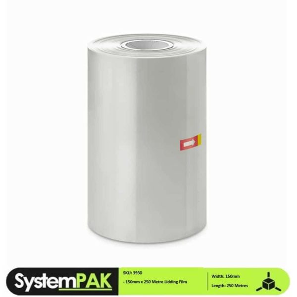 Various widths of Weld Seal AF Lidding Film : for APet , CPet & CA-Pet trays