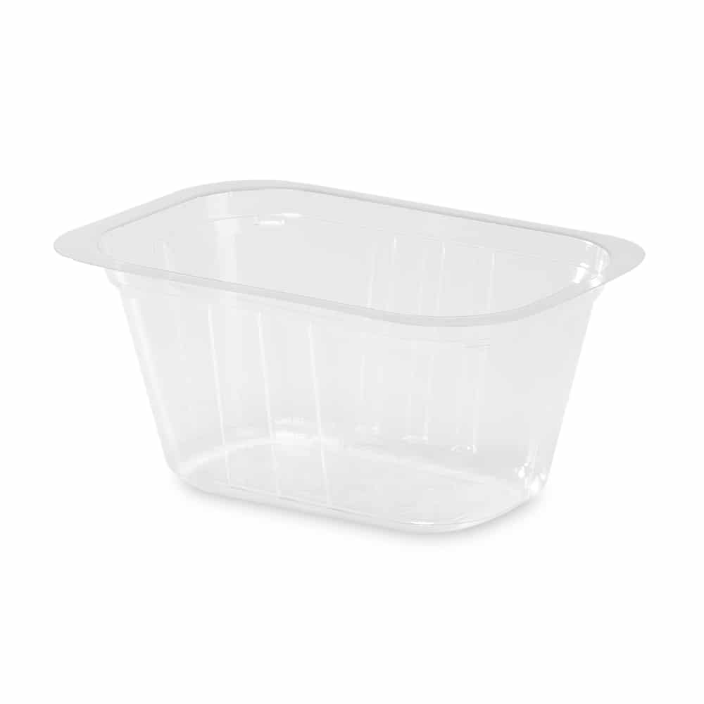 500ml 137x95x63mm Transparent Rectangular Trays