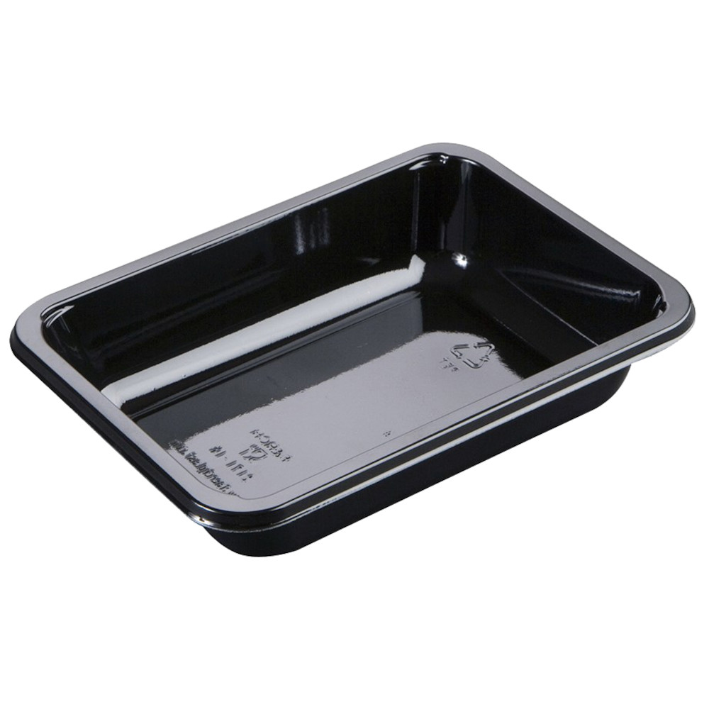 171x127x35mm 505ml Black Cpet Trays - dual ovenable