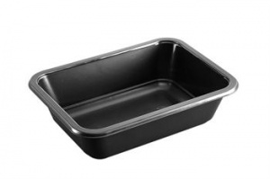 187x137x60mm 920ml Black CPet trays- dual ovenable