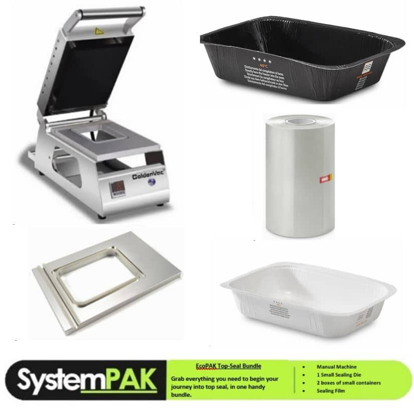 Manual Table Top Heat Sealing Machine Bundle