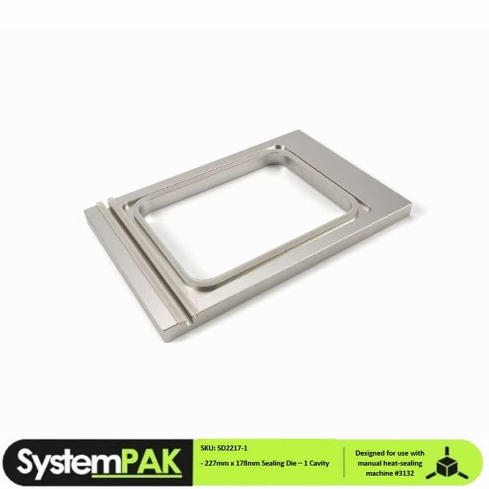 227mm x 178mm - 1 Impression Heat Sealing Die