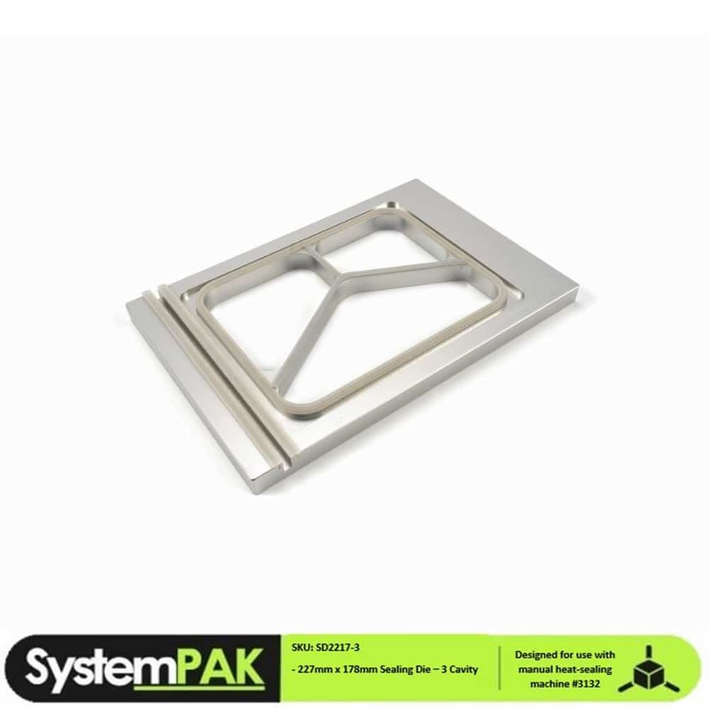227mm x 178mm - 1 Impression Heat Sealing Die