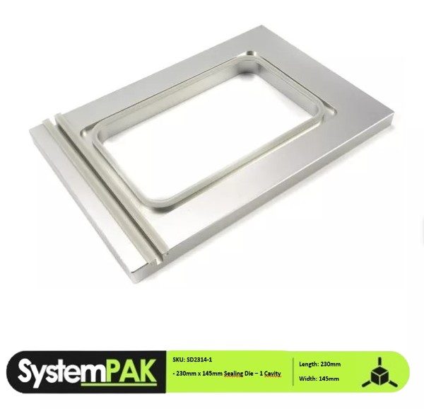 230mm x 145mm - 1 Impression Heat Sealing Die