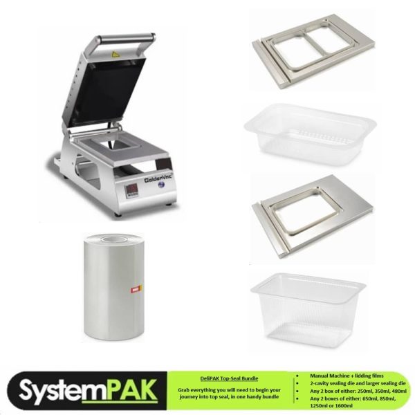 Manual Table Top Heat Sealing Machine Bundle