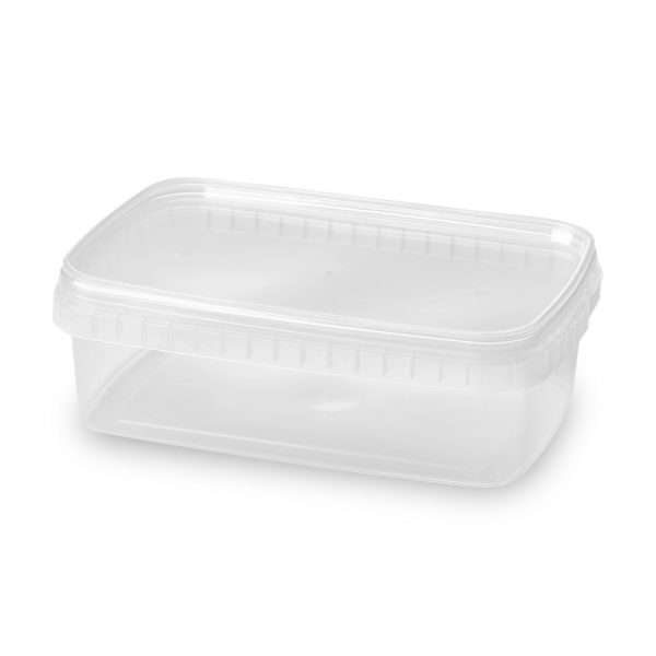 1000ml Rectangular Tamper Evident Containers and Lids