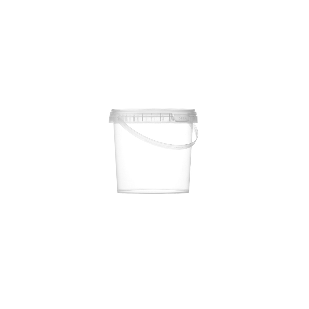 1000ml Round 131mm Diameter Standard Tamper Evident Containers with Handles and Lids