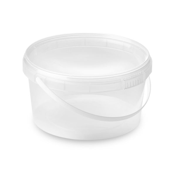 1500ml Round 170mm Diameter Tamper Evident Food Containers with Handles and Lids