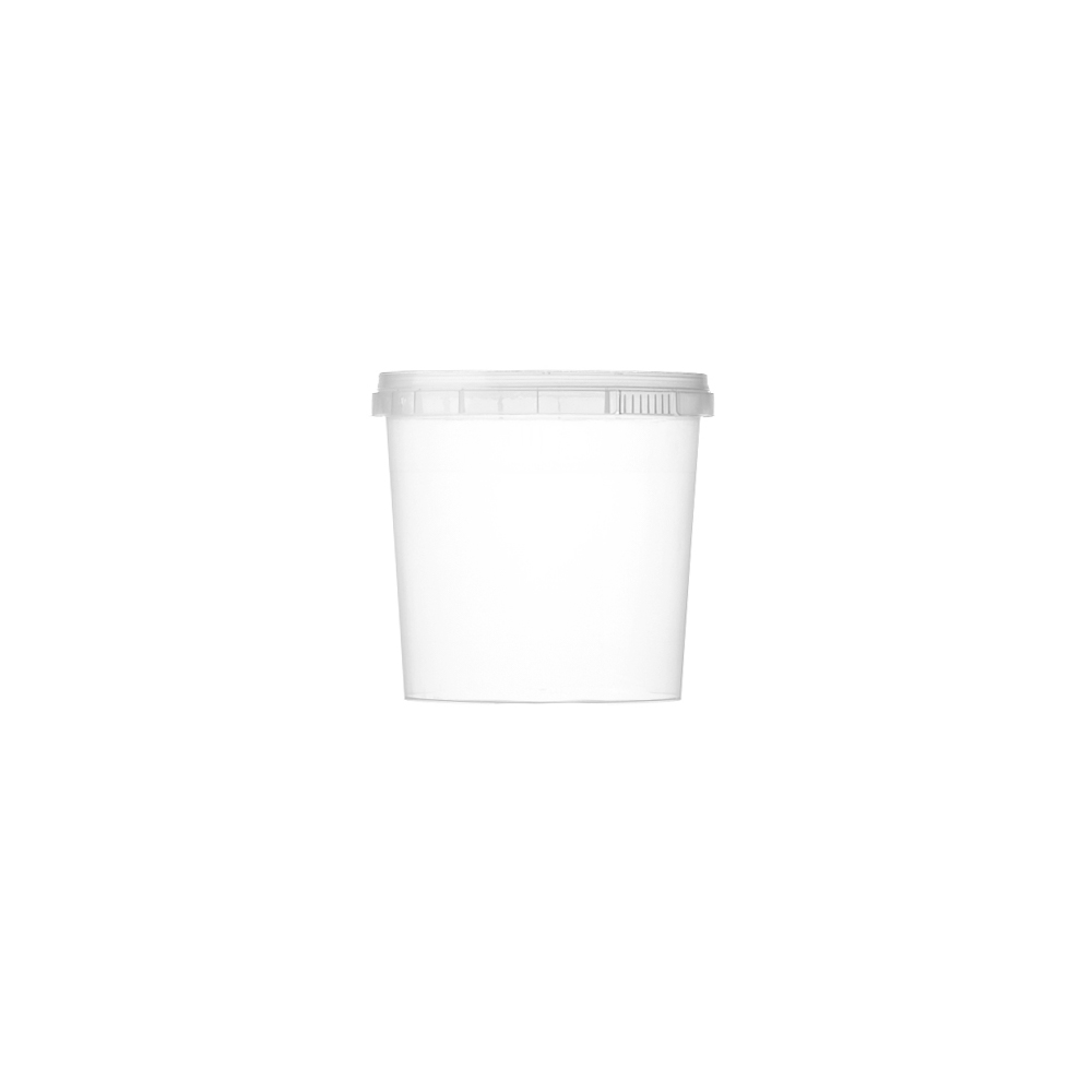1500ml Round 140mm Diameter Budget Tamper Evident Container with Handles and Lids