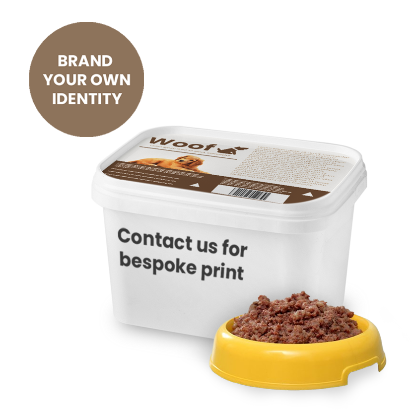 480ml White Freezer Grade Rectangular Tamper Evident Containers and Lids