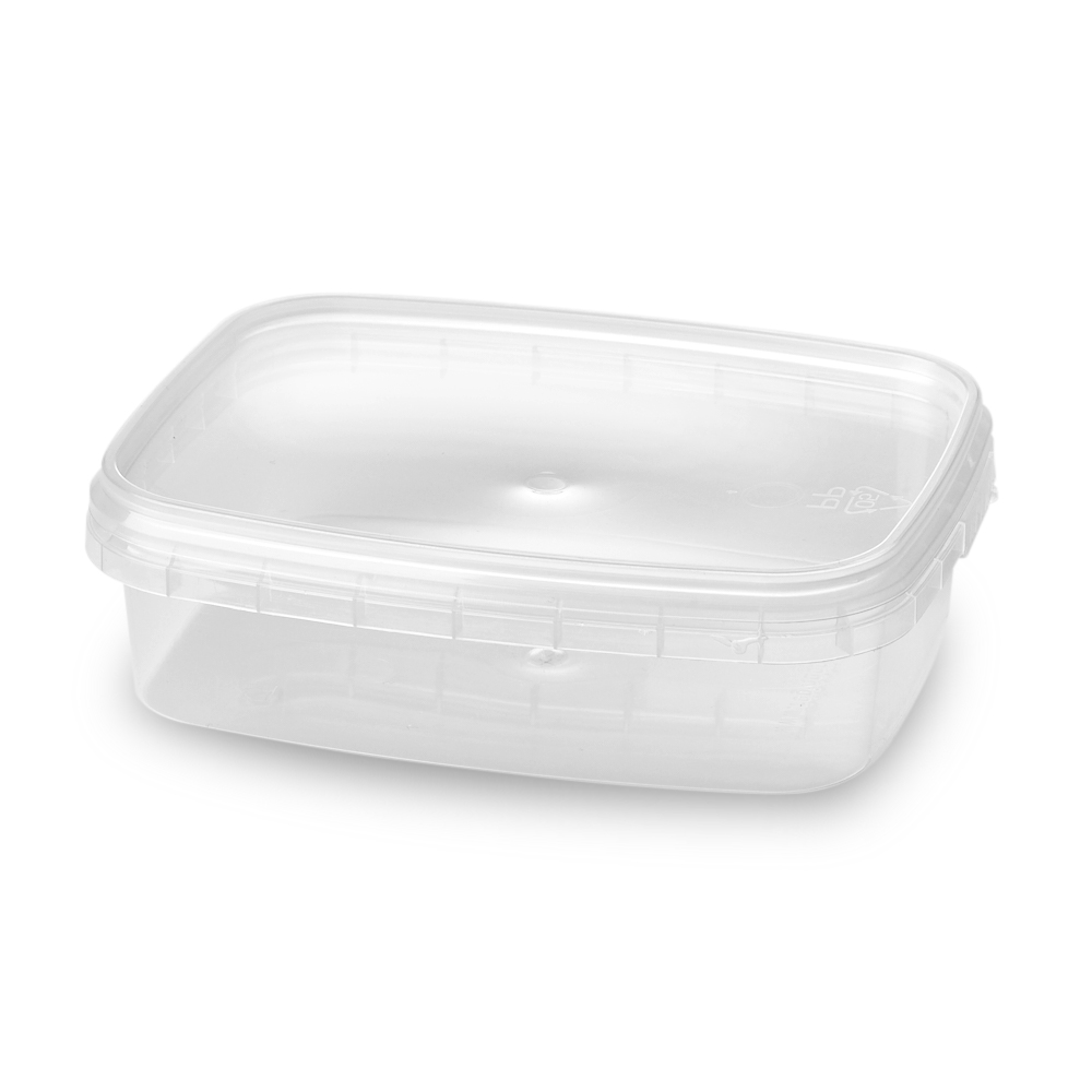 200ml Rectangular Tamper Evident Containers and Lids