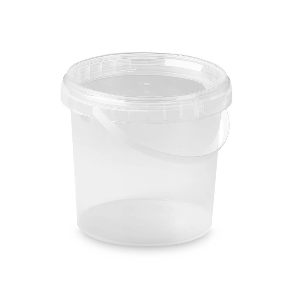 1150ml Round 131mm Diameter Standard Tamper Evident Container with Handles And Lids