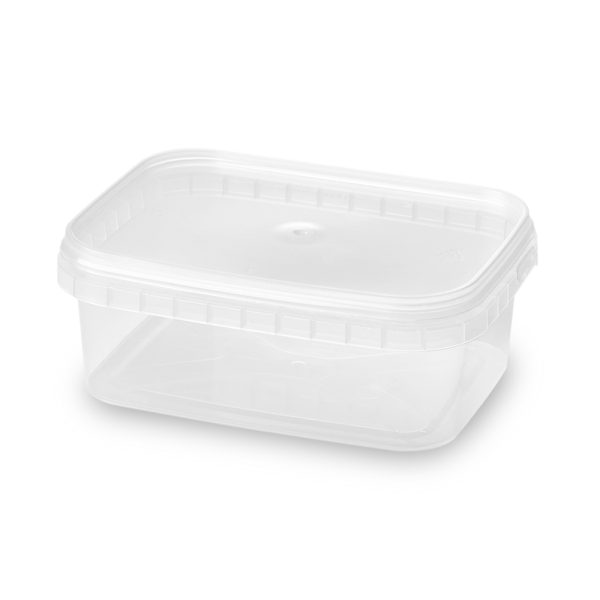 280ml Rectangular Tamper Evident Containers and Lids
