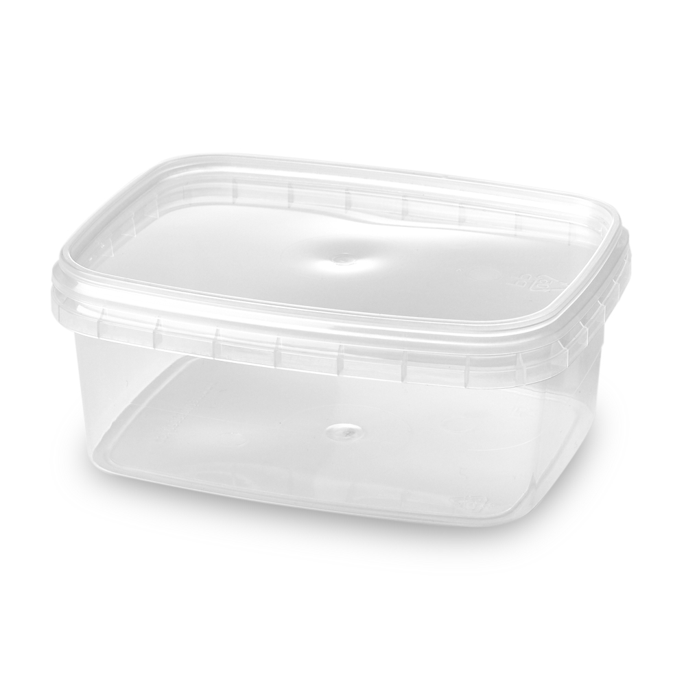 300ml Rectangular Tamper Evident Container and Lids