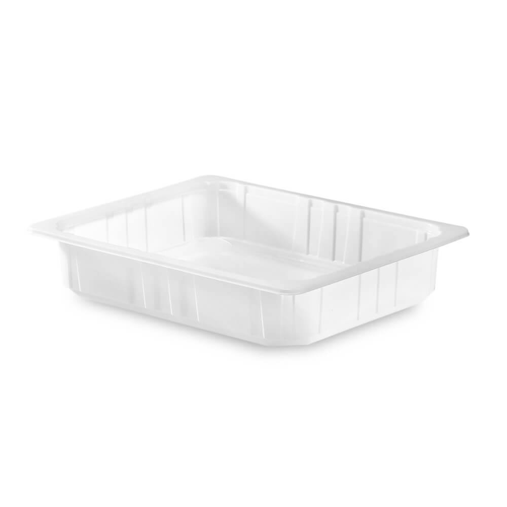 325 x 265mm White Rectangular Half Gastro Top Seal Trays