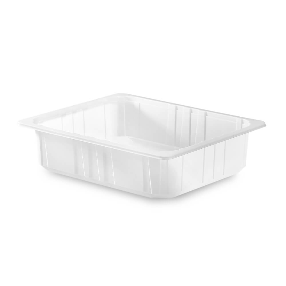325 x 265mm White Rectangular Half Gastro Top Seal Trays