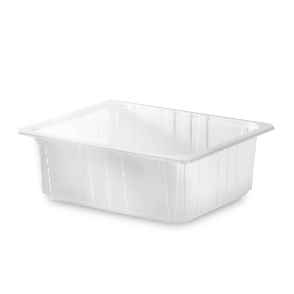 325 x 265mm White Rectangular Half Gastro Top Seal Trays