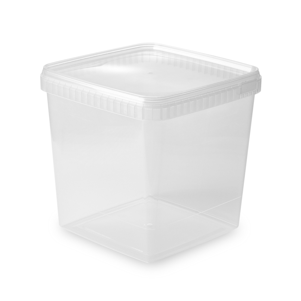 5000ml Square Tamper Evident Containers and Lids