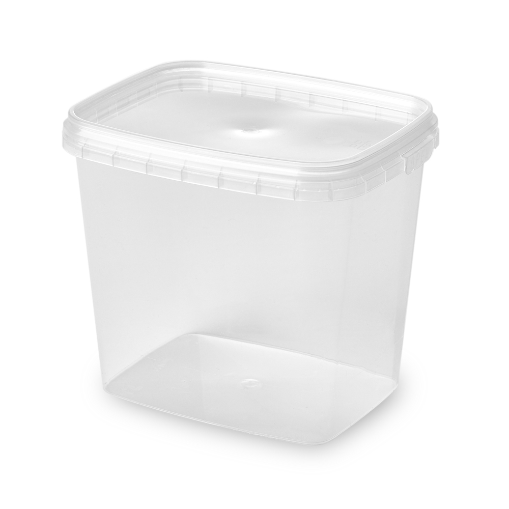 550ml Rectangular Tamper Evident Containers and Lids