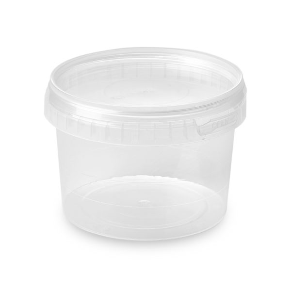 565ml Round 118mm Diameter Tamper Evident Container and Lids
