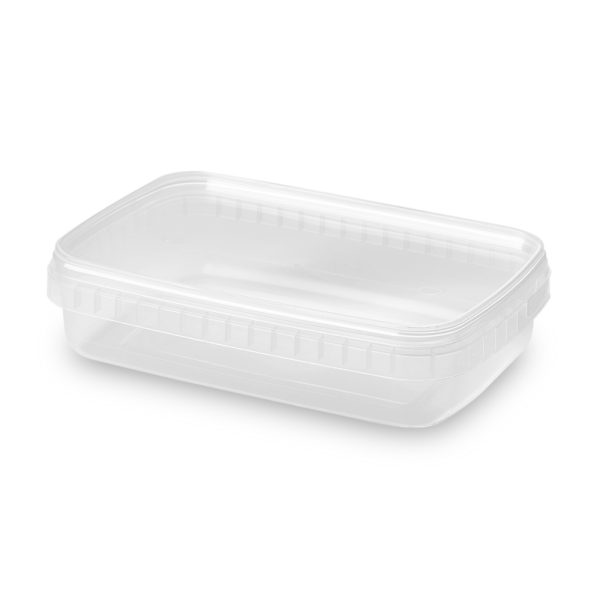 750ml Rectangular Tamper Evident Containers and Lids