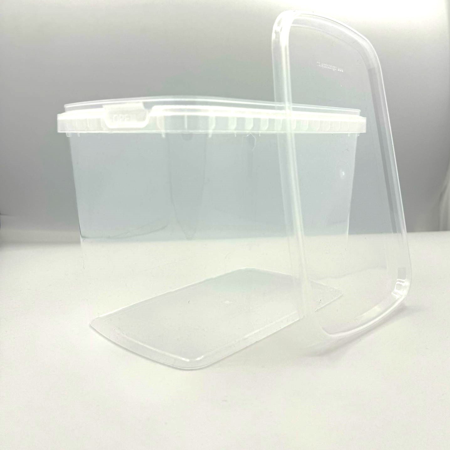 NEW 2200ml Rectangular Tamper Evident Containers and Lids