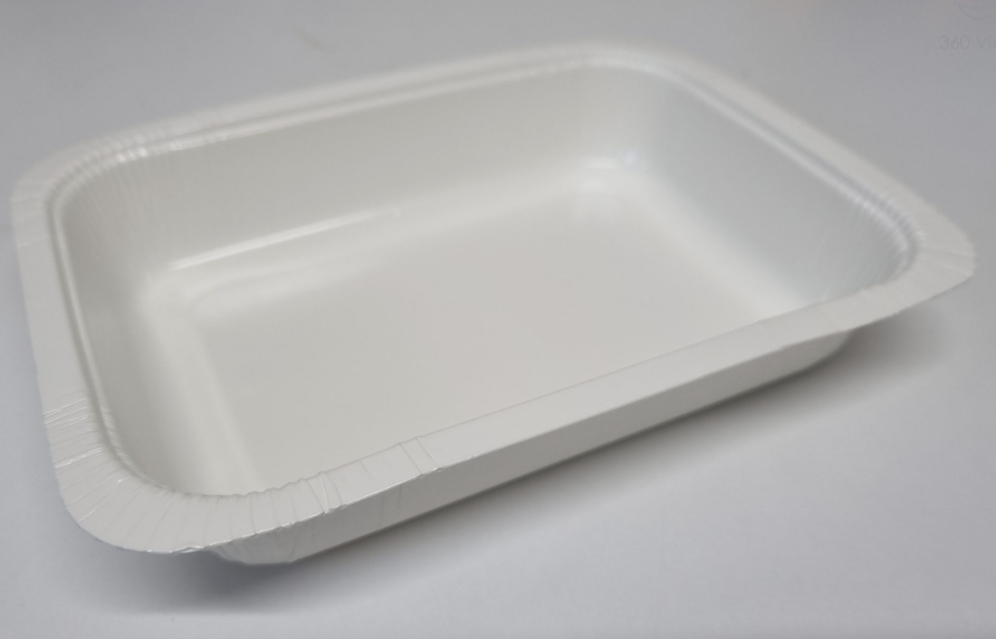 White Press Board Trays