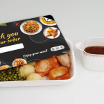 Printed cardboard lids